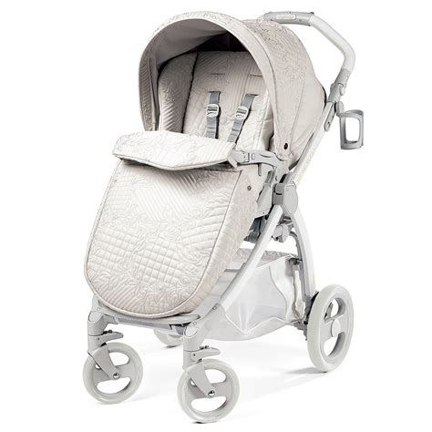 young versace stroller white